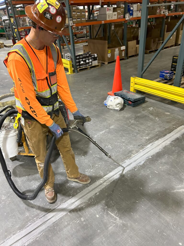 Joint Filling , Concrete Floor Joint Filler replacement